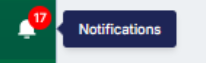 notification in reports center 
