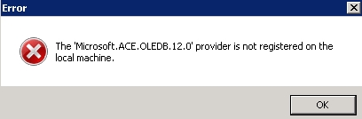 error message